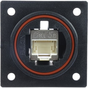 Bulgin RJ45 モジュラーコネクタ， メス， RJ45コネクタ， パネルマウント， Cat5e， PX0870 BULGIN