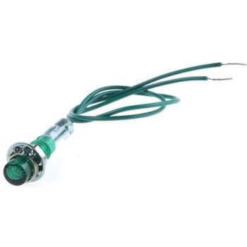 CAMDENBOSS パイロットランプ， 28V， 緑， 実装ホールサイズ:6.4mm， IND515205-2825-T/GRN CAMDENBOSS