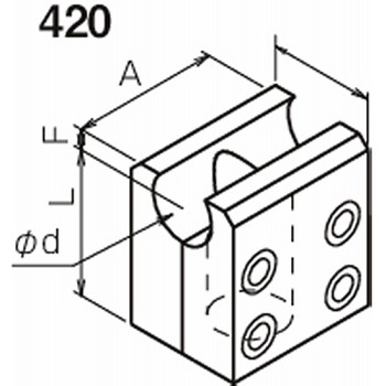 マルパイジョン(同径) 二ツ割りレール用T字形 420，421 PG420 三好キカイ(旧:三好パイジョン)