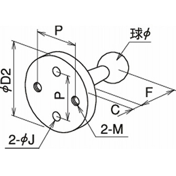 3次元ブラケット(ジョインボール) BC-866 BC09-866W 三好キカイ
