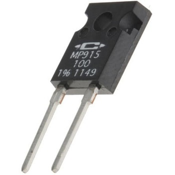 Caddock パワーフィルム 抵抗器 15W 100Ω ±1%， MP915-100-1% CADDOCK