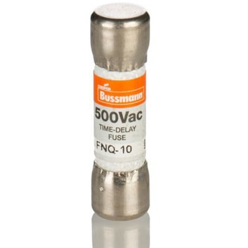 Eaton 管ヒューズ 10A 10 x 38mm 500V ac (タイムラグ) FNQ-10 EATON