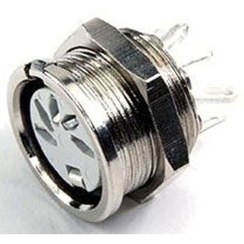 Deltron DINソケット 3極 メス パネルマウント DELTRON