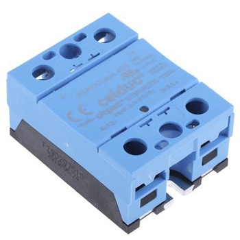 Celduc ソリッドステートリレー 最大負荷電流:40 A 最大負荷電圧:110 V dc パネルマウント， SOM040200 CELDUC
