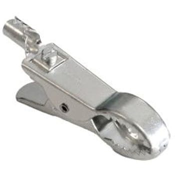 Bulgin CR0028 わに口クリップ 25A 14.5mm， シルバー BULGIN