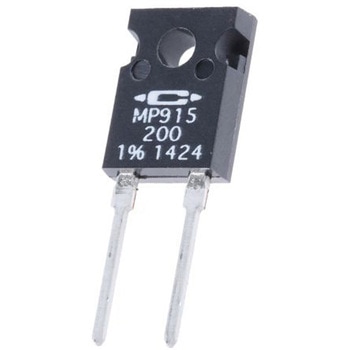 Caddock パワーフィルム 抵抗器 15W 200Ω ±1%， MP915-200-1% CADDOCK