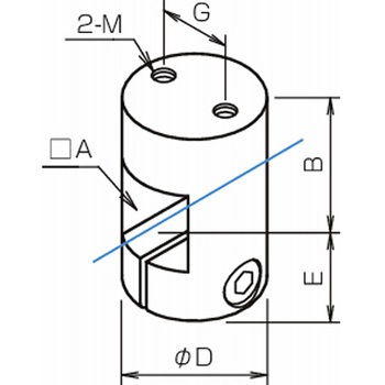 ステンレスパイジョン 角・ネジタイプ(直角方向) USQ-223～226 USQ10-224 三好キカイ