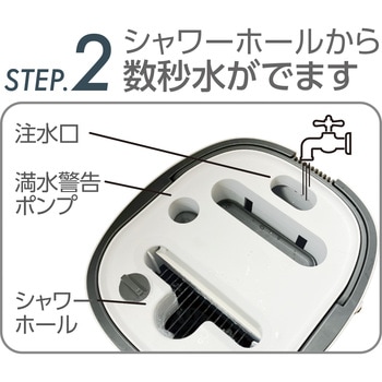 きれいな水の出るバケツ付モップ インダストリーコーワ