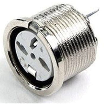 Deltron DINソケット 5極 メス PCBマウント DELTRON