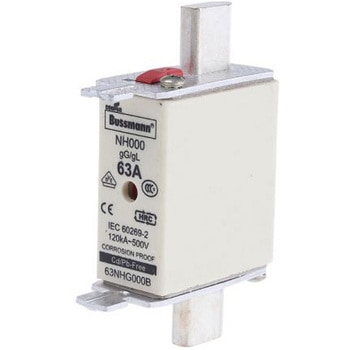 Eaton センタータグヒューズ， 定格電流 63A， 500V ac EATON(イートン)