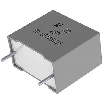 KEMET AEC-Q200 フィルムコンデンサ，220 V ac， 630 V dc，100nF，±10% KEMET