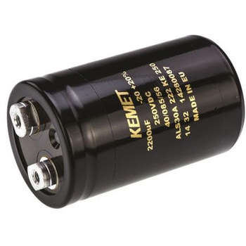 KEMET コンデンサ 2200μF， ，250V dc， ALS30A222KE250 KEMET