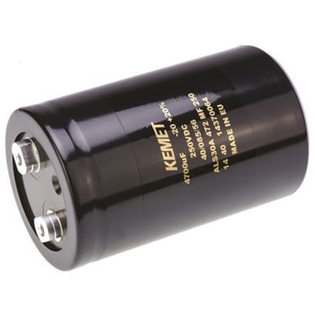 KEMET コンデンサ 4700μF， ，250V dc， ALS30A472MF250 KEMET