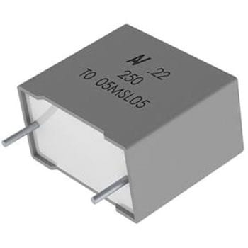 KEMET AEC-Q200 フィルムコンデンサ，63 V ac， 100 V dc，1.5μF，±10% KEMET