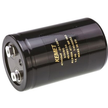 KEMET コンデンサ 47000μF， ，63V dc， ALS30A473MF063 KEMET