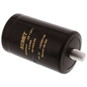 KEMET コンデンサ 470μF， ，450V dc， ALS31A471DF450 KEMET