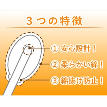 スゴふわっ綿棒 山洋