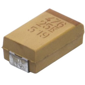 KEMET タンタルコンデンサ，47μF，25V dc，D，T491D476K025AT KEMET