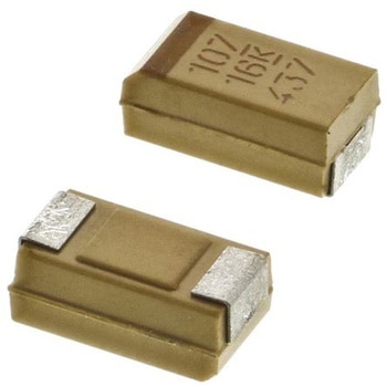 KEMET タンタルコンデンサ，100μF，16V dc，C，T491C107K016AT KEMET
