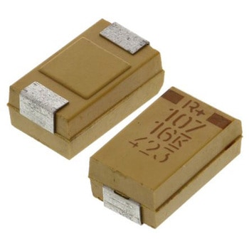 KEMET タンタルコンデンサ，100μF，16V dc，D，T495D107K016ATE125 KEMET