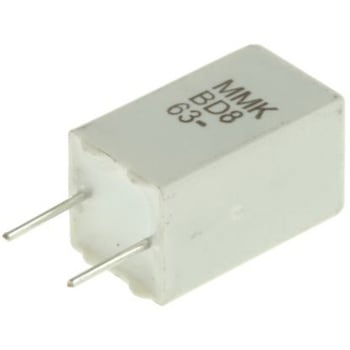 KEMET フィルムコンデンサ，40 V ac， 63 V dc，2.2μF，±10% KEMET