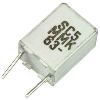 KEMET フィルムコンデンサ，40 V ac， 63 V dc，1μF，±10% KEMET