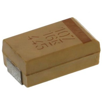 KEMET タンタルコンデンサ，100μF，16V dc，D，T491D107K016AT KEMET