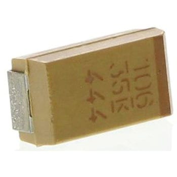 KEMET タンタルコンデンサ，10μF，35V dc，C，T491C106K035AT - KEMET