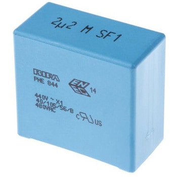 KEMET フィルムコンデンサ，440 V ac， 480 V ac，2.2μF，±20% KEMET