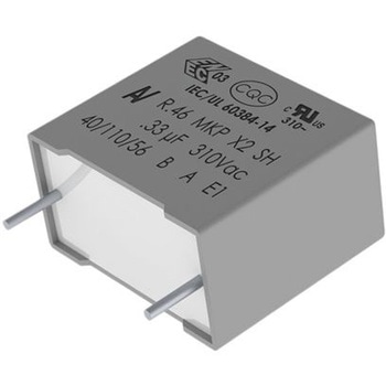 KEMET フィルムコンデンサ，310V ac，330nF，±10% KEMET