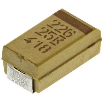 KEMET タンタルコンデンサ，22μF，25V dc，C，T491C226K025AT KEMET