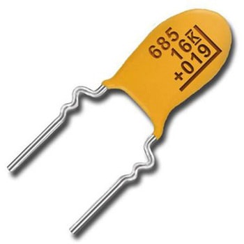 KEMET タンタルコンデンサ，22μF，6V dc，5050，T350D226K006AT KEMET