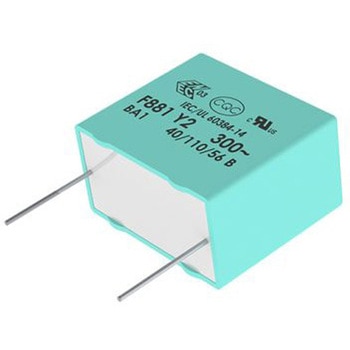 KEMET フィルムコンデンサ，310V ac，22nF，±10% KEMET