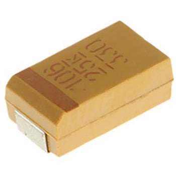 KEMET タンタルコンデンサ，10μF，25V dc，D，T491D106K025AT KEMET