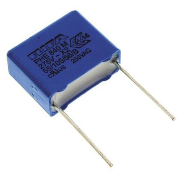 KEMET フィルムコンデンサ，275V ac，220nF，±20% KEMET