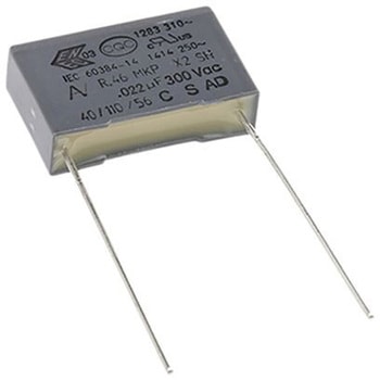 KEMET フィルムコンデンサ，310V ac，22nF，±10% - KEMET