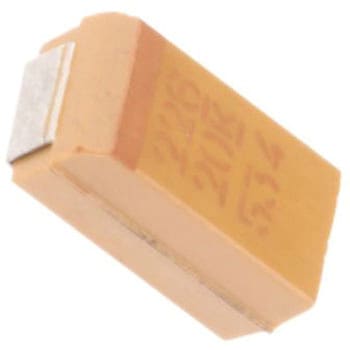 KEMET タンタルコンデンサ，22μF，20V dc，C，T491C226K020AT KEMET