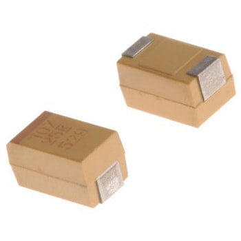 KEMET タンタルコンデンサ，100μF，25V dc，X，T491X107K025AT - KEMET