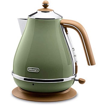 電気ケトル icona VINTAGE(アイコナ・ヴィンテージ) オリーブグリーン KBOV1200J-GR [1.0L] デロンギ