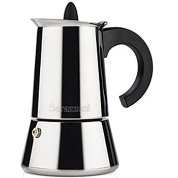IH エスプレッソコーヒーメーカー4カップ LA CAFFETTIERA INOX  830008004 BARAZZONI