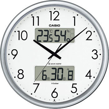 電波掛け時計(大型35cm) カシオ計算機 丸型掛け時計 【通販モノタロウ】