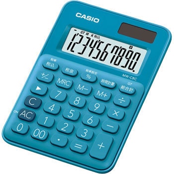 カラフル電卓(ミニミニミジャストサイズ) カシオ計算機 一般電卓 