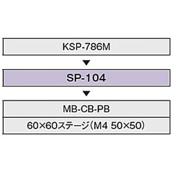 KSP-786M用下面スペーサー - シグマ光機