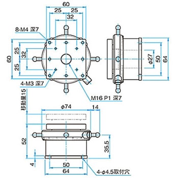ヘリコイドZステージ シグマ光機