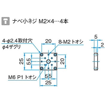 変換スペーサー シグマ光機