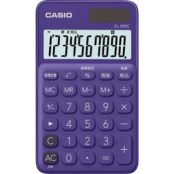 カラフル電卓(手帳サイズ) カシオ計算機