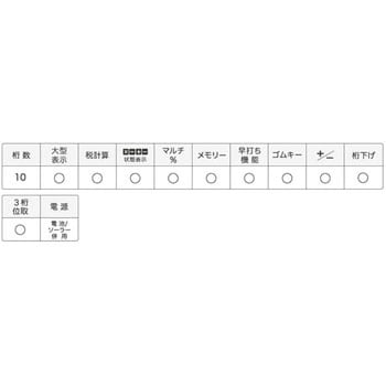 SL-C100C-BU-N カラフル電卓(折りたたみ手帳サイズ) 1個 カシオ計算機 【通販モノタロウ】