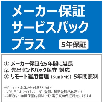 LTEマルチキャリア対応通信モジュール搭載 小容量データ通信向けダイヤルアップルータ ACアダプタ・アンテナ2本セットモデル Rooster AX220-SET 5年保証サービスパックプラスセット サン電子(PC)
