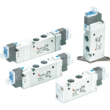 SYJ7000 Series 5ポートソレノイドバルブ 弾性体シール 直接配管形 バルブ単体 SMC