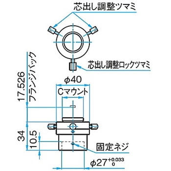 Cマウントアダプタ CACMシリーズ シグマ光機